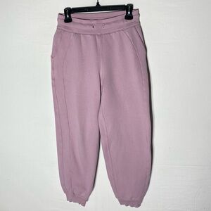 Lululemon Athletica Light Pink Scuba Joggers Activewear Loungewear Sweatpants 4